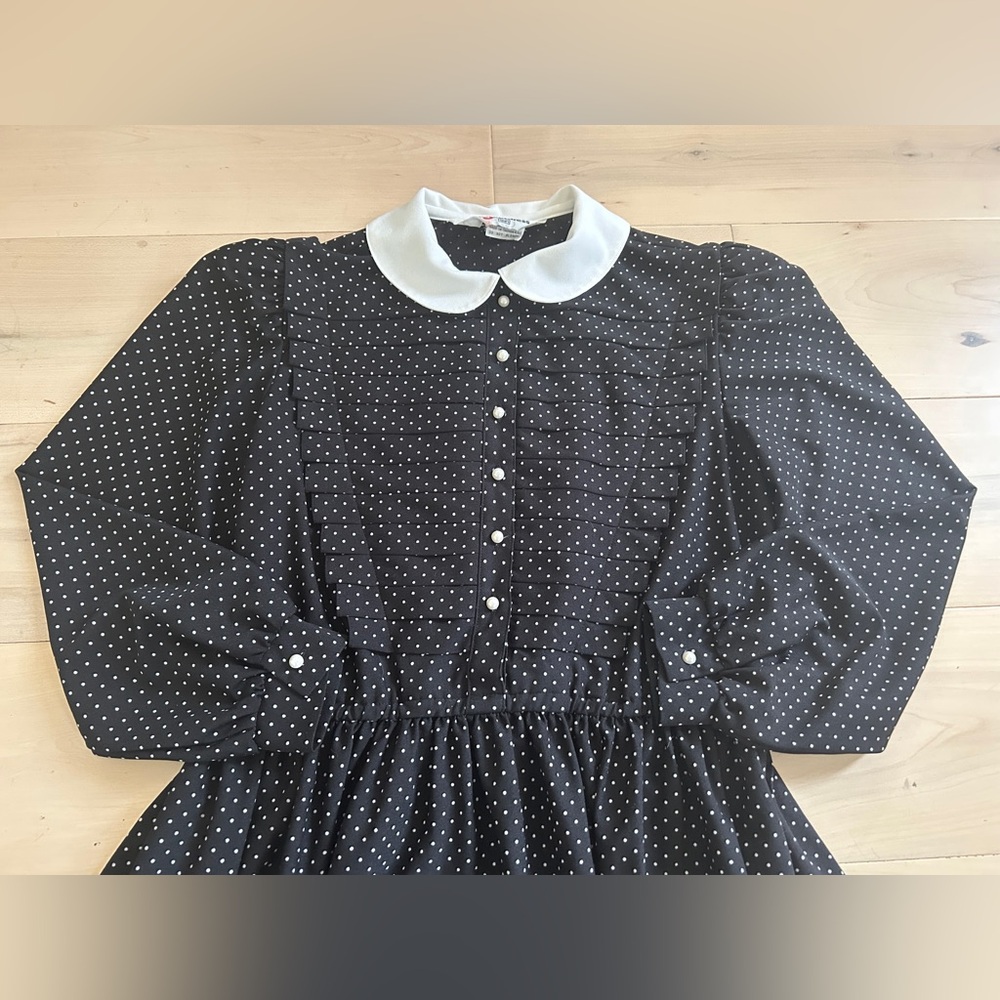 Vintage Sears Secretary Shirt Dress Sexy Teacher HeadMaster 10P Pockets Belt - Picture 16 of 16